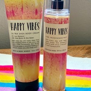 Happy Vibes Bath & Body Works Body Cream & Spray